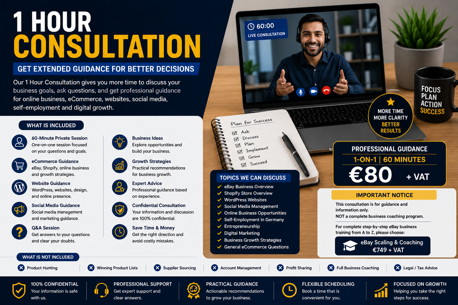 1 Hour Consultation