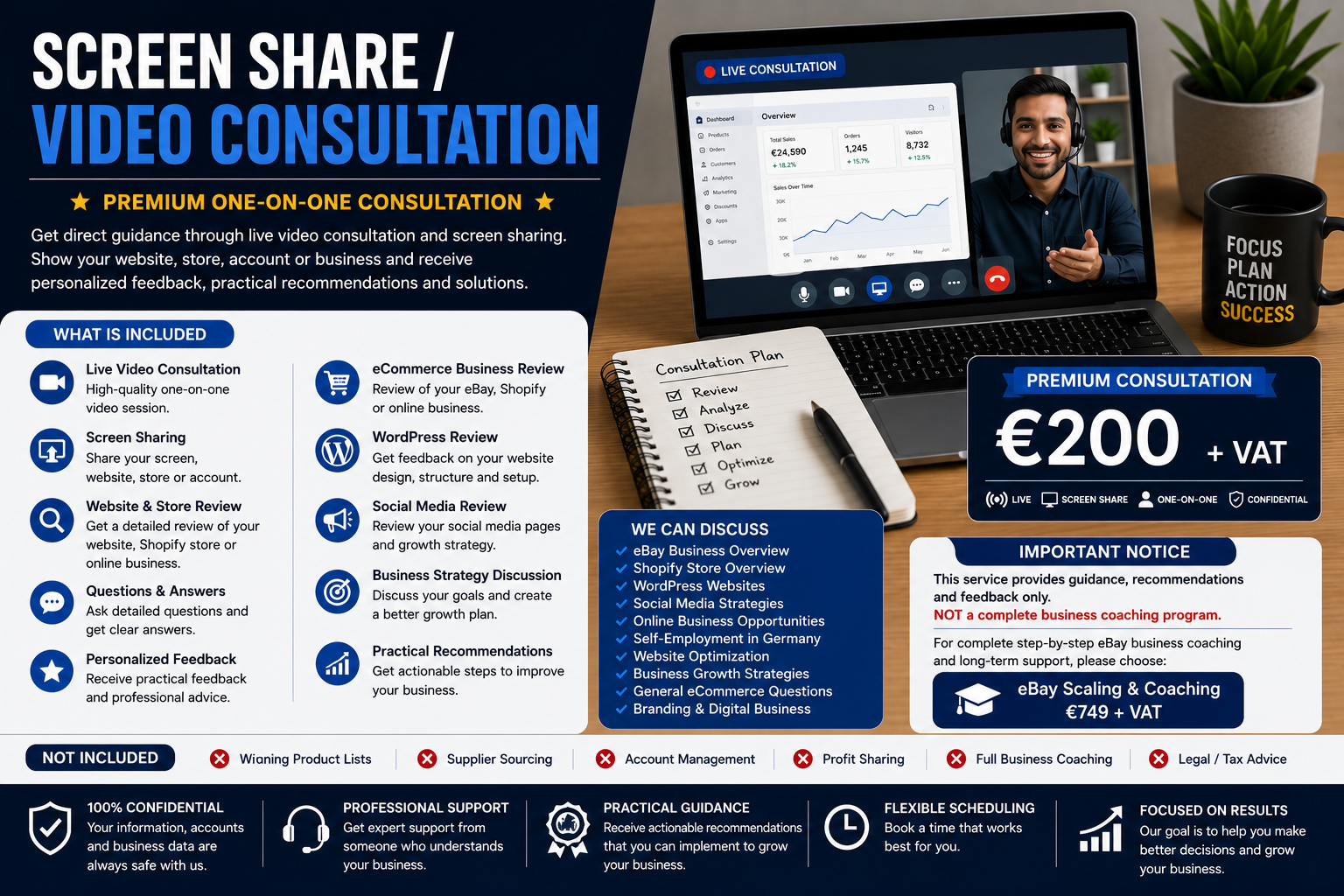Screen Share / Video Consultation